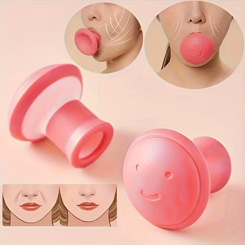 1-5pc Silicone Facial Yoga Jawline Exerciser V-Line Slimming Chin Shaping Tool Face Lifting Muscle Trainer Anti-wrinkle_voghion.com