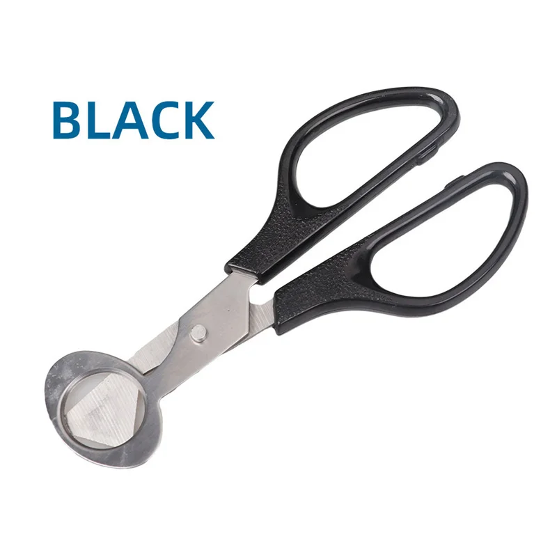 Description Picture 4 of item100Pcs/Lot Cigar Cutters Stainless Steel Blade Multifunction Durable Quail Egg Shell Scissors Kitchen Tools Rust Resistant