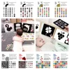 Montessori Baby Visual Stimulation Cards Black White Baby Cards High Contrast Flash Card Learning Educational Toys for Children 5
