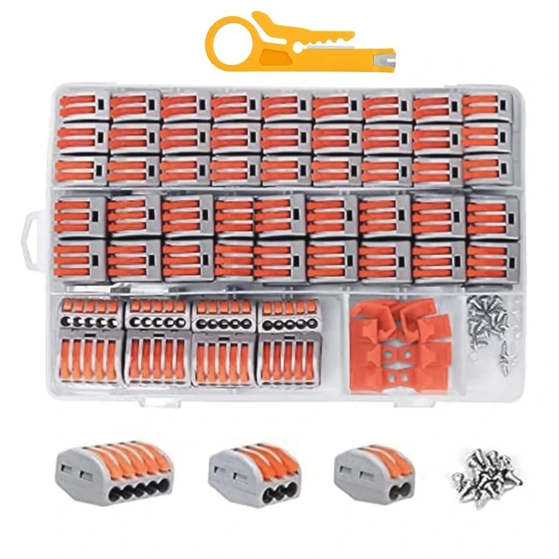 

Connector Blocks set Wire Splicing Connectors Easy Install Wire Connector Assort