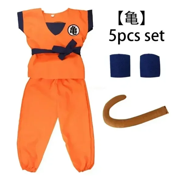 thumbnail image 1 of Dragon Ball Anime Costume Son Goku Gui Cosplay Clothing Children'S Day Halloween All Saints' Day Performance Outfit Adult Cute, 1 of 5