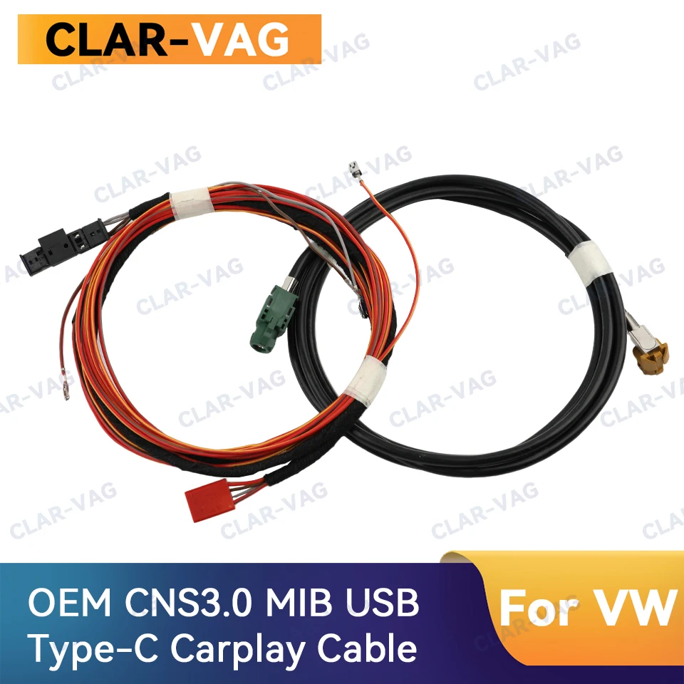 

Кабель-адаптер USB Type-c для VW Tiguan MK2 OEM CNS3.0 MIB