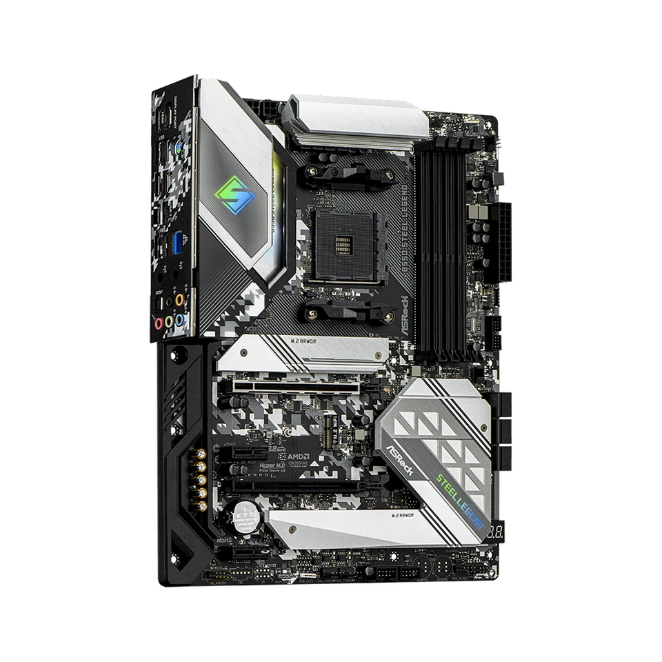 ASRock B550 スチールレジェンドマザーボードサポート AMD Ryzen 7