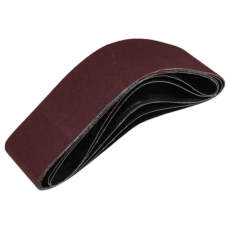 

New 10Pcs Aluminum Oxide Sanding Belts 60/80/120/180/240 Grit Sandpaper 100X915mm For Belt Sander Polishing Grinding