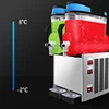 Slush Machine Commercial  Stainless Steel 24L Double-Cylinder Smoothie Juice Snow Melting Maker 4