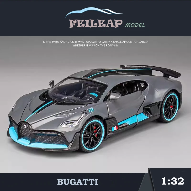 

Модель спортивного автомобиля Bugatti Divo 1:32, Литые и игрушечные автомобили со звуком светильник, коллективные детские игрушки, миниавтомобиль, подарки