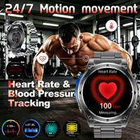 Montre connectée tactique multisports pour homme T-RX 4 Ultra avec GPS, boussole, étanchéité, appels, SpO2, suivi cardiaque 24h/24 4