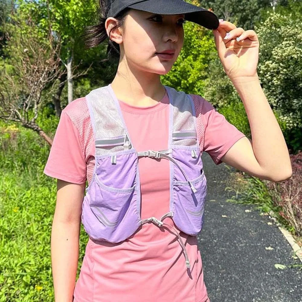 높은 가시성 반사 조끼 가방 경량 보안 안전 반사 조끼 형광 색상 메쉬 조끼 스포츠 배낭