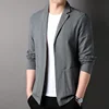 Spring and Summer 2024 New High-quality Men's Linen Suit Simple Men's Coat Fabric Composition 70% Ramie 30% Cotton  Blazer 1