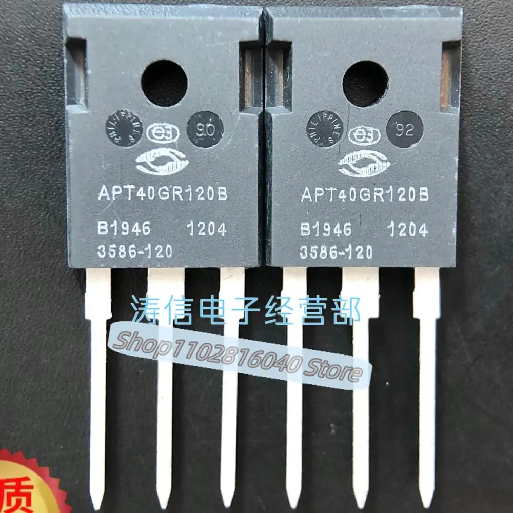 

10PCS/Lot APT40GR120B TO-247 IGBT 1200V 88A 500W Best Quality Imported Original Spot