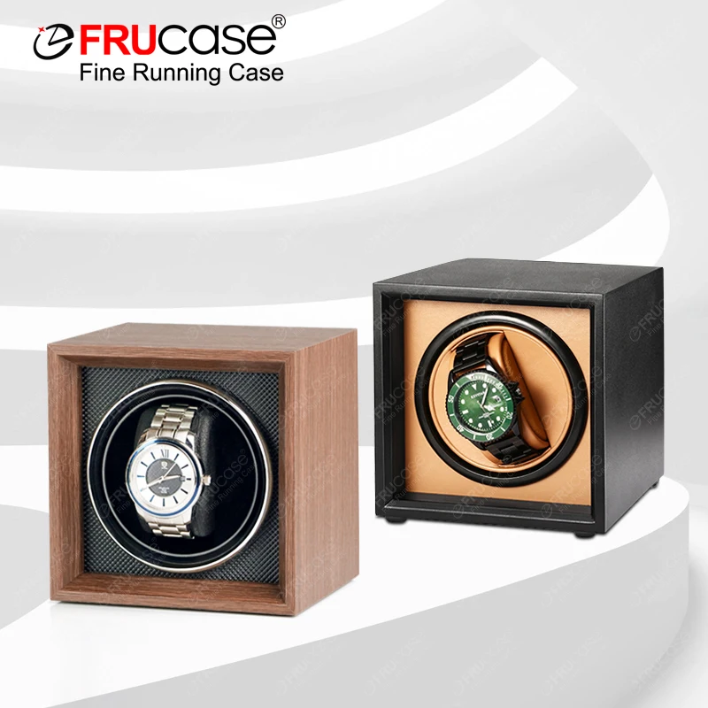 FRUCASE MINI Watch Winder for automatic watches watch box automatic winder Mini style can be placed in a safe Box or drawer