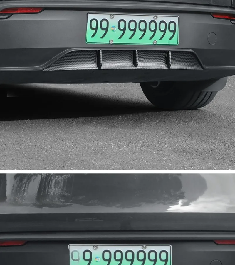 For Tesla Model Y Juniper/Launch 2025 Rear Bumper Spoiler Rear Lip Surround Rear