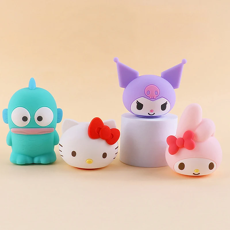 Kawaii Sanrio Night Light 3D Cartoon Ornament Anime Figures Lamp Bedroom Light Room Decoration Children Toy Gift