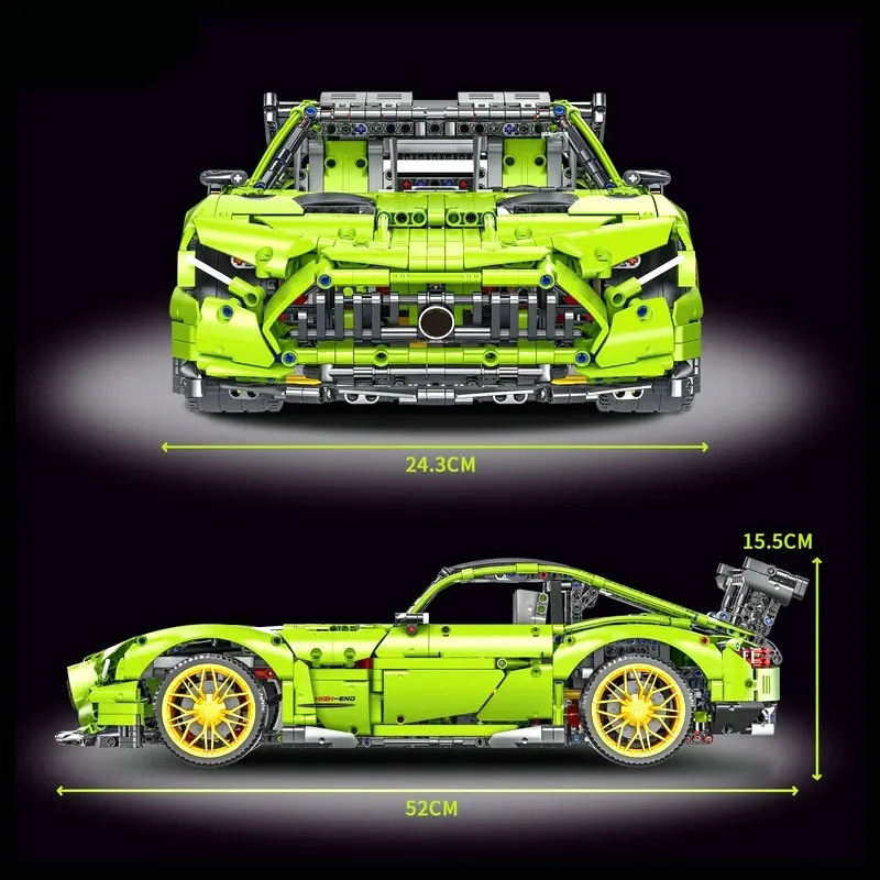 AMG Classic Supercar 2898-Piece Building Blocks