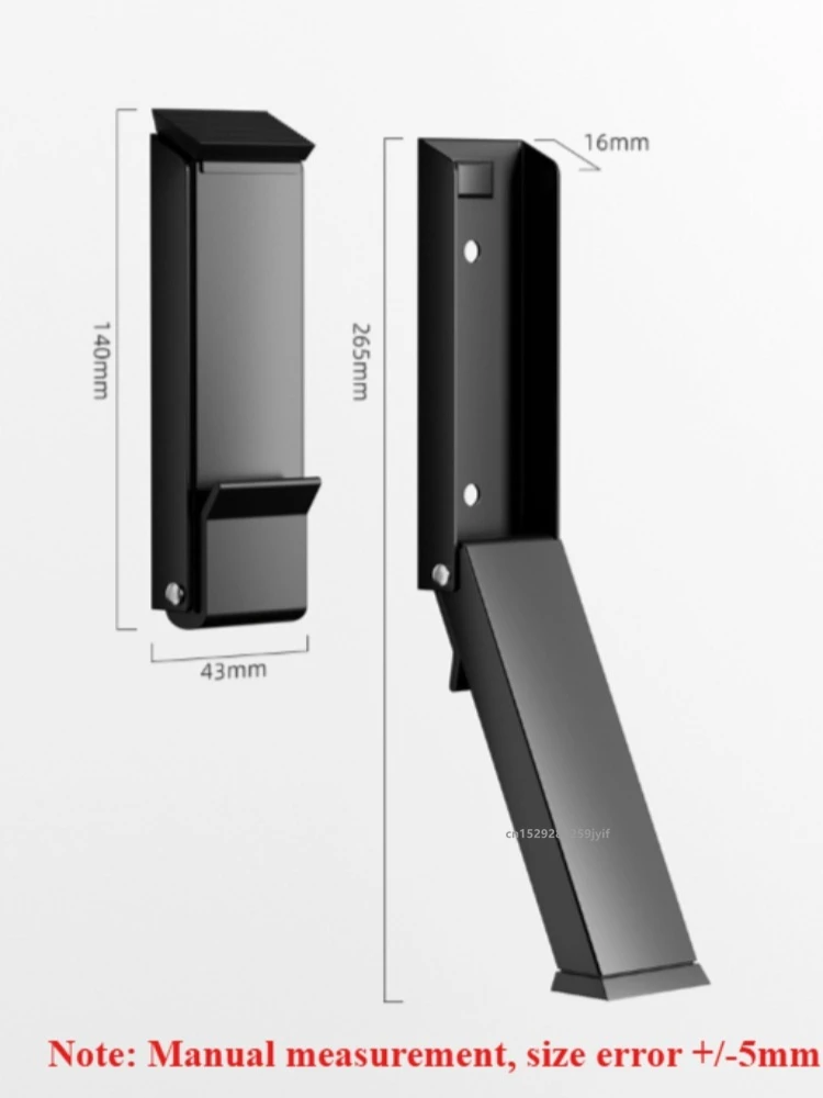 Durable Metal Door Stopper – Windproof, Anti-collision, Anti-slip, Self-Adhesive Door Holder