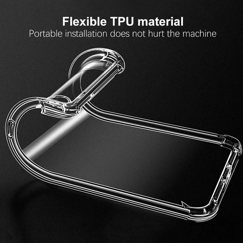 Clear Crystal TPU Soft Cover Ultra-Thin Shockproof Case