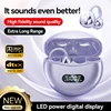Wireless Bone Conduction HIFI Bluetooth 5.4 Earbuds Clip On Ear With Mic Digital Display Waterproof Sport Headsets 2025 2