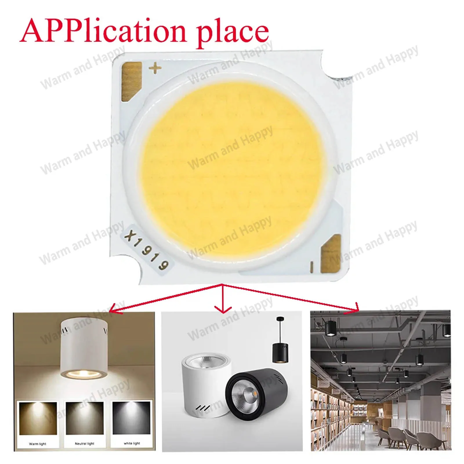 10W 20W 30W 40W 50W 10pcs LED COB LED Light-Emitting Diode