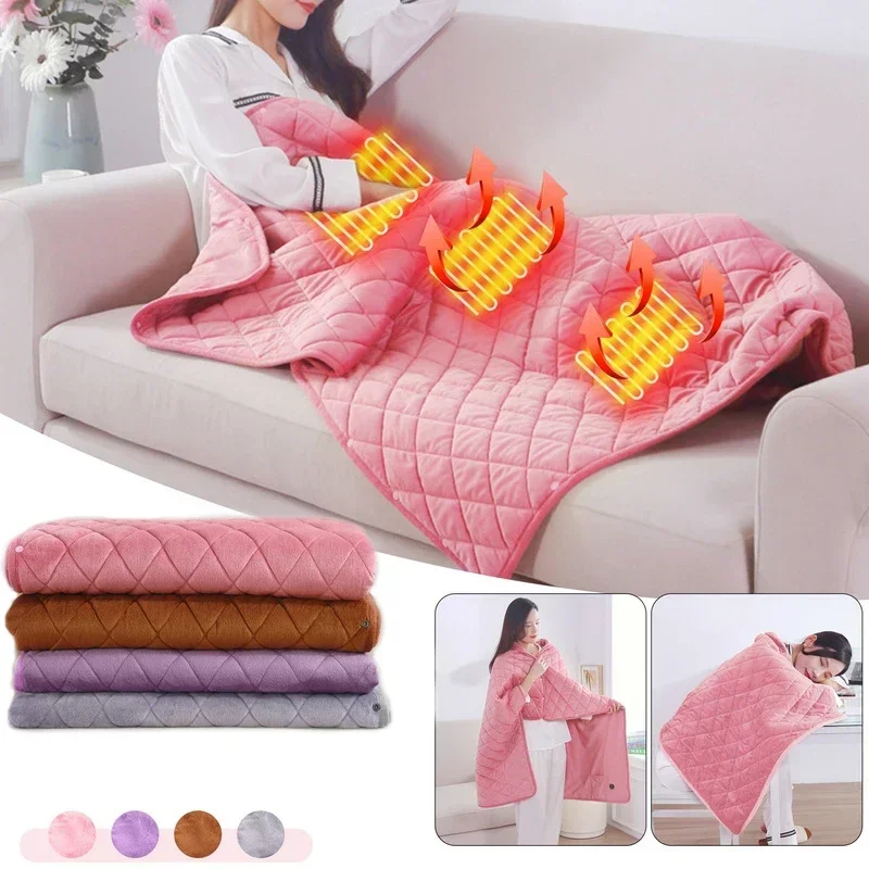 

Body Winter Blanket Heated Power Bed Powered USB Warmer Large Electric Heater Machine By Bank