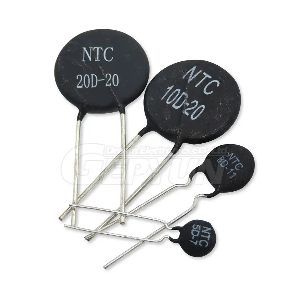 NTC 5D 8D 10D-9 10D-11 10D-13 10D-15 10D-20 10D-25 47D-15 Thermistor 5D-7 5D-9 5D-11 5D-15 5D-20 8D-20 10pcs thermal resistor