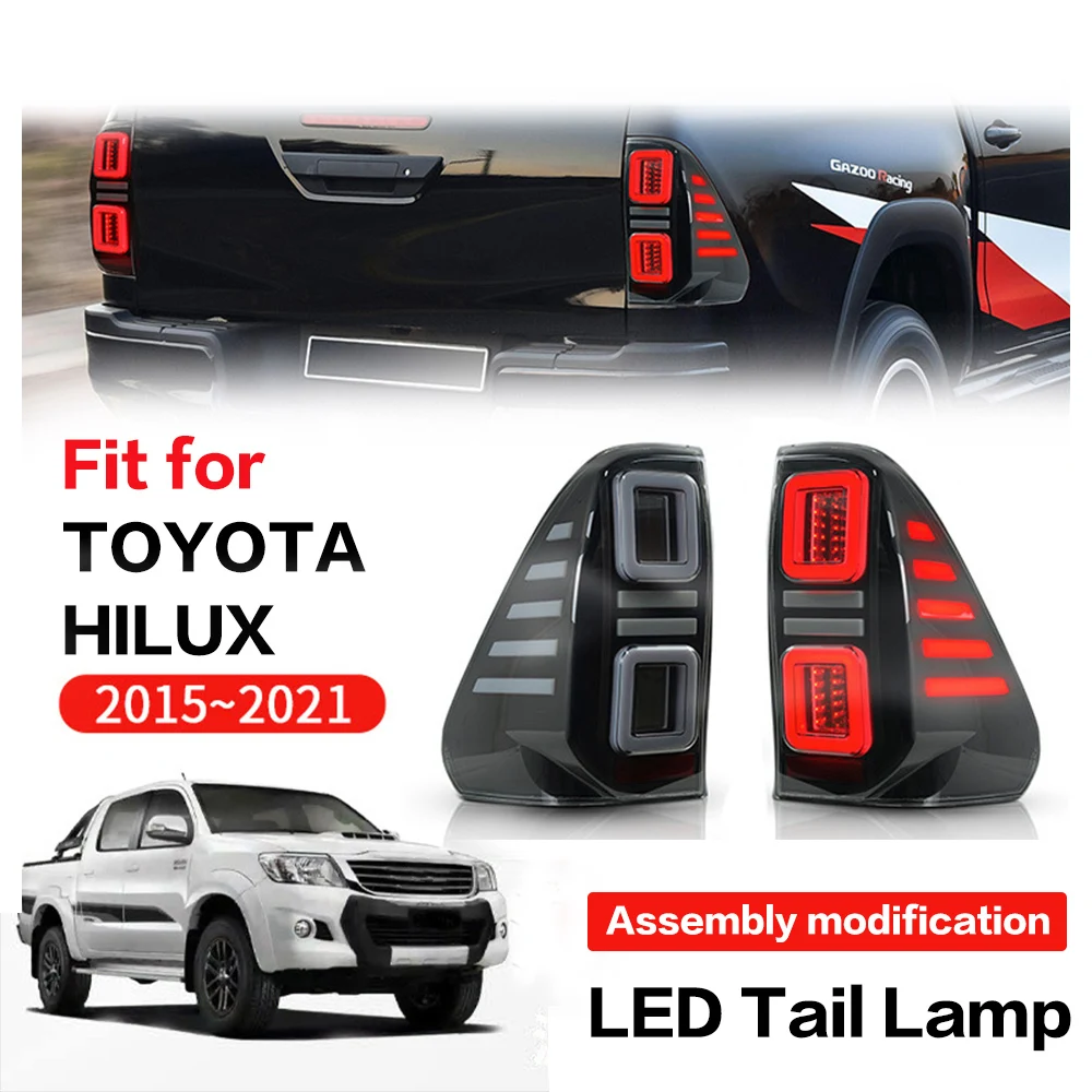 

For Toyota Hilux 2005 2006 2007 2008 2009 2010- 2014 LED Tail Light LED Rear Front Lamp High Quality Retrofit Assemby Accessory