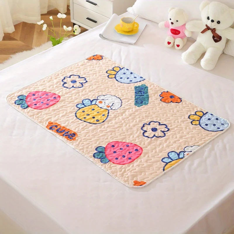 1pc Oversized Diaper Pads Used Both Sides Baby Machine-washable Ventilation Mattresses