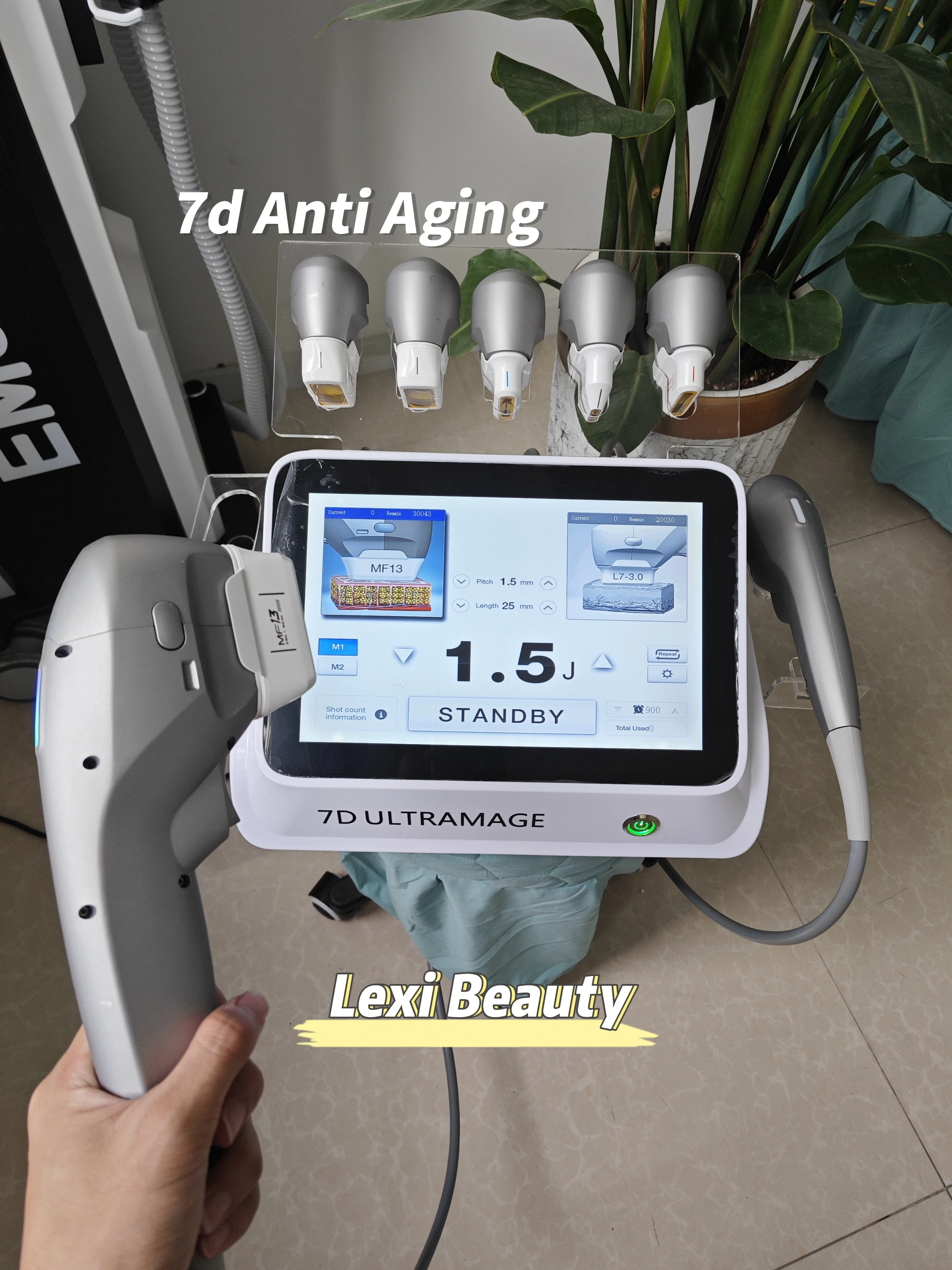 7 cartridges 7d Face Lifting Anti Aging Wrinkle Remove Machine For Face Body Treatment Effective Results Tools for Salon Beauty