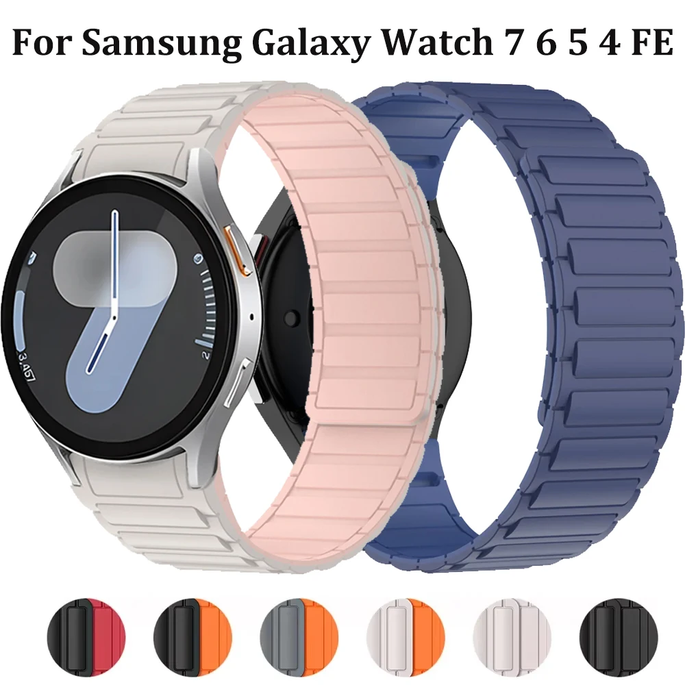 Sleek Silicone Magnetic Wristband Bracelet