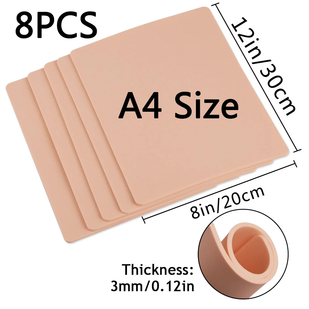 Thicker A4 Tattoo Practice Skin for Permanent Makeup Training
