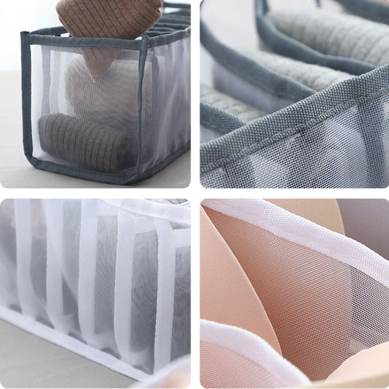 Storage Baskets Boxes Clothes Closet Separation Organizers Underwear Bra Sock Pants Compartment storage basket storage box Home