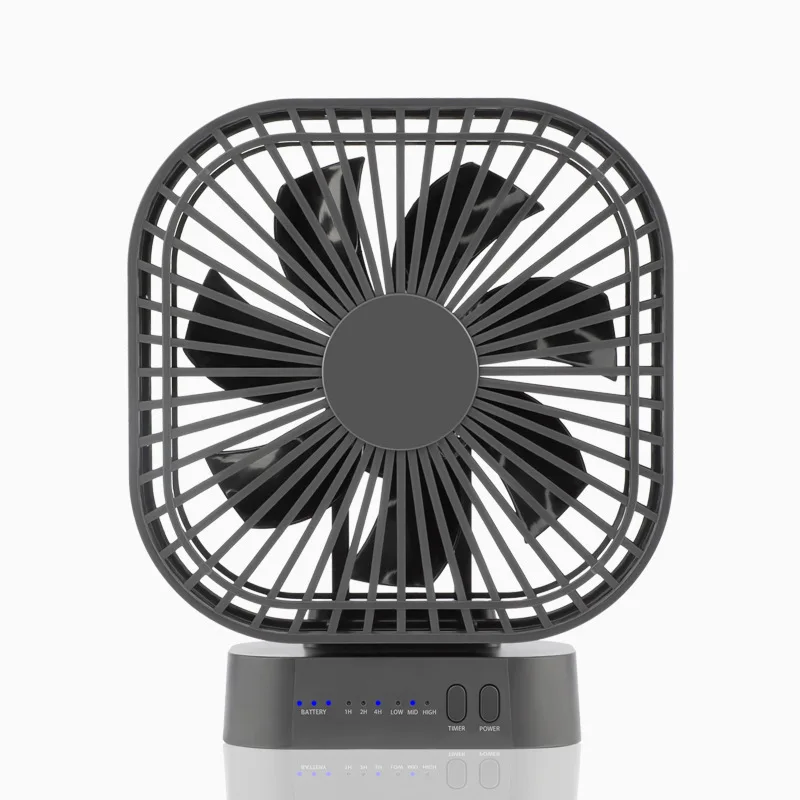 Ventilador Portátil Dobrável Usb 90 ° Recarregável 5000mah a Bateria Elétrico sem Fio Refrigeração a ar Ventilador Ventilador Mesa