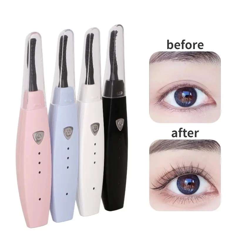 

Electric Eyelash Curler Fast Heating Temperature Adjustable Eyelash Roller Women Makeup Lashes Curler Usb Mascara Lash Lift Kit