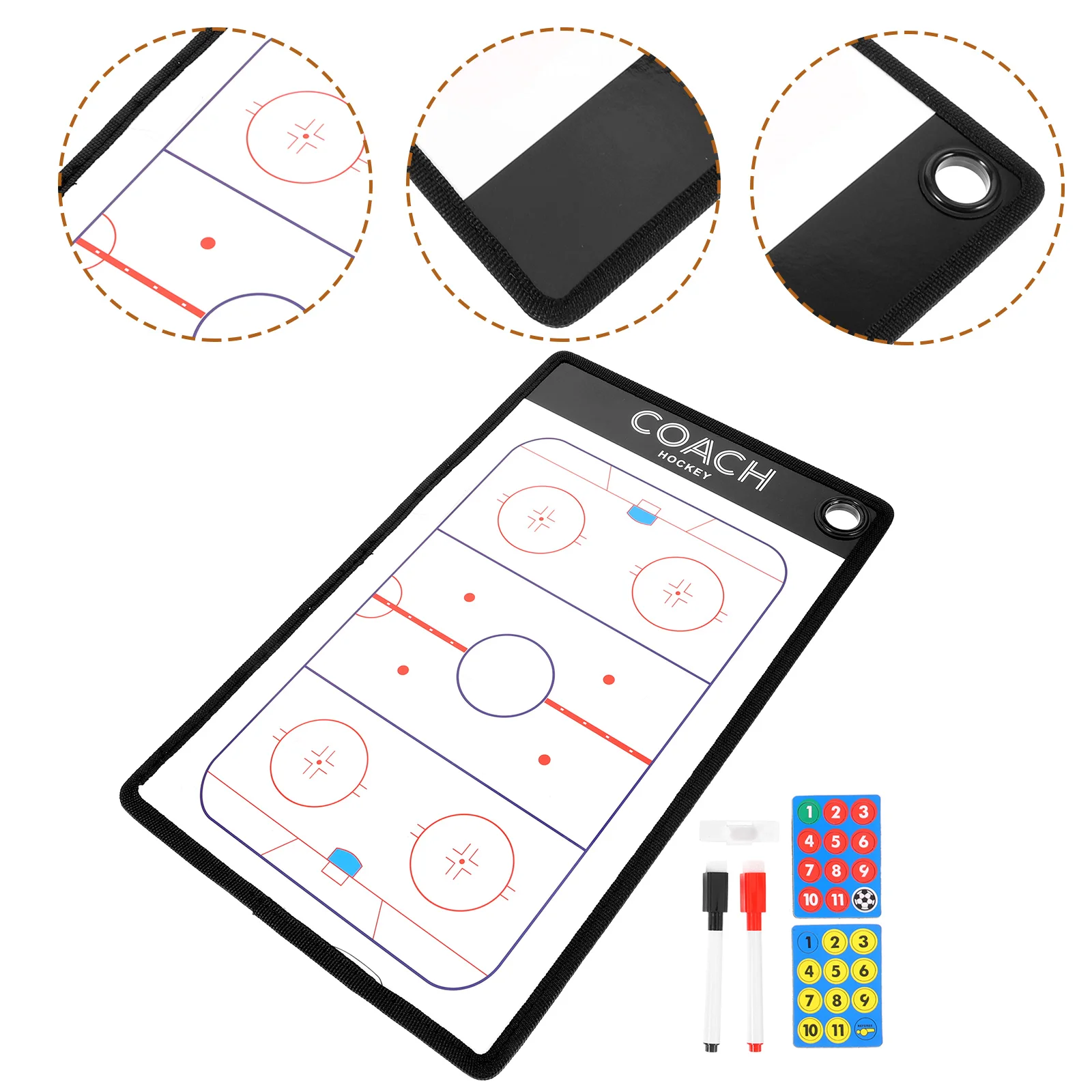 

1 Set of Portable Strategy Clipboard Clipboard Coaching Board
