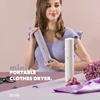 Portable Clothes Dryer Household Small Quick-drying Clothes Machine for Mite Removal Warm Dryer Low Noise Travel Outdoor Use 1