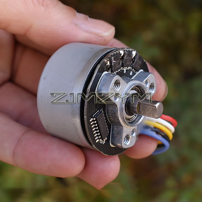 Moteur Brushless 12V DC 4250 tr/min avec Driver pour RC, câbles et capteurs Hall apparents