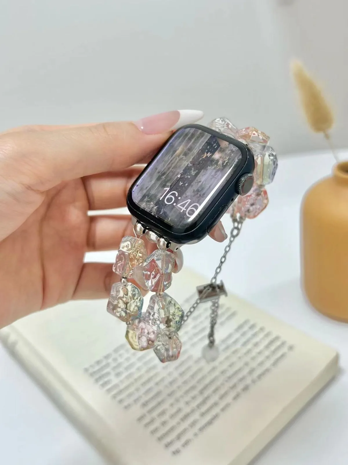 Bracelet de montre en acier inoxydable pour iWatch2 Series 10/9/8/7/6/5, bracelet de montre tendance 42/44/45/46/49 mm 38/40/41 mm_voghion.com