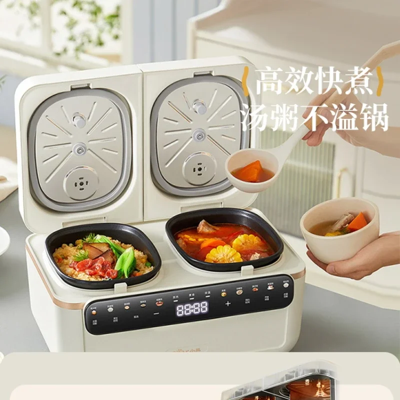 Rice Cooker Double-Liner  New Homehold Multi-Function Rice Cooker Pressure Dual-Use Integrated  Food Truck  Cooker 4