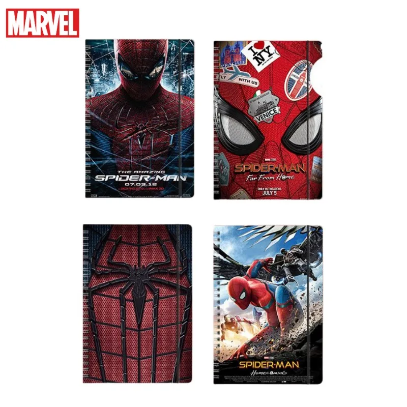 

New Marvel Avengers Spider-Man animation peripherals Kawaii notebook personalized creative diary ins style student stationery
