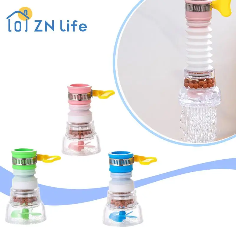 

Water Purification Filter Retractable Rotating With Medical Stone Water-saving Shower Faucet Anti-splash Head Kitchen Aerators