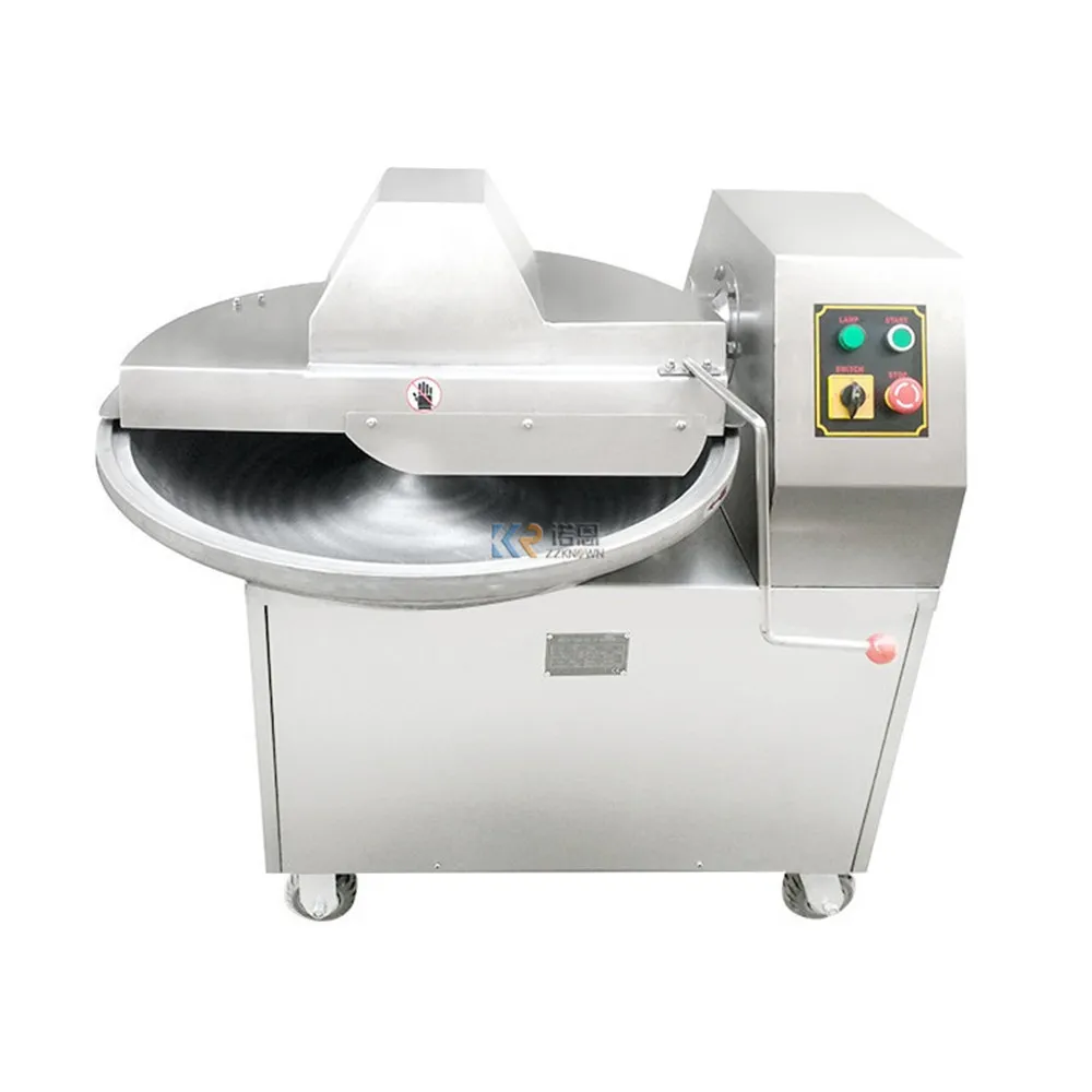 

Commercial Chopper Meat Stuffing Chopping Mixing Machine Meat Bowl Cutter Vegetable Chopping Meat Processing