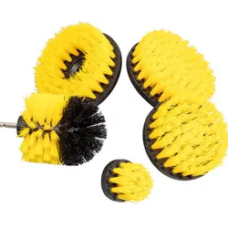 GUOJOZO – brosse à récurer électrique multi usages, perceuse électrique, brosses propres pour tapis, vitres, pneus de voiture, brosses en Nylon 