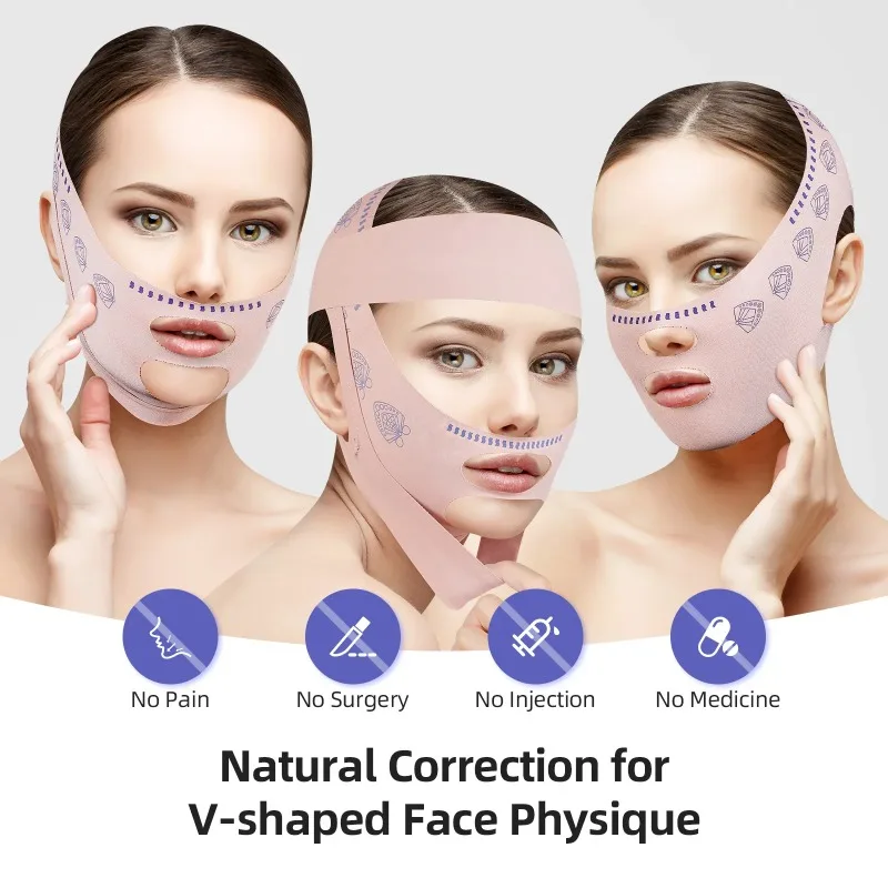 Face Slimming Bandage Women Face Lifting V Line Shaper Chin Cheek Lift Up Belt Anti Wrinkle Strap Facial Beauty Skin Care Tools