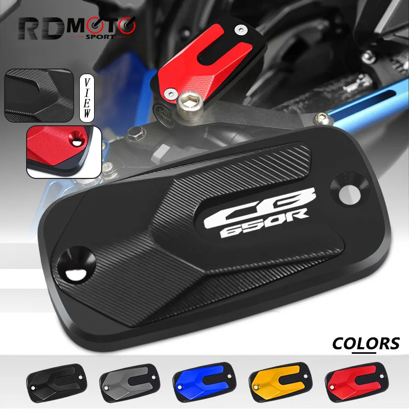 

Motorcycle Accessories For HONDA CB650R CB 650R 2018-2021 2022 2023 Front Brake Clutch Cylinder Fluid Reservoir Cover Cap cb650r