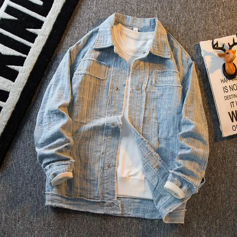 Men's outerwear men's spring and autumn oversize loose casual couple jacket clothes jackets for men  streetwear