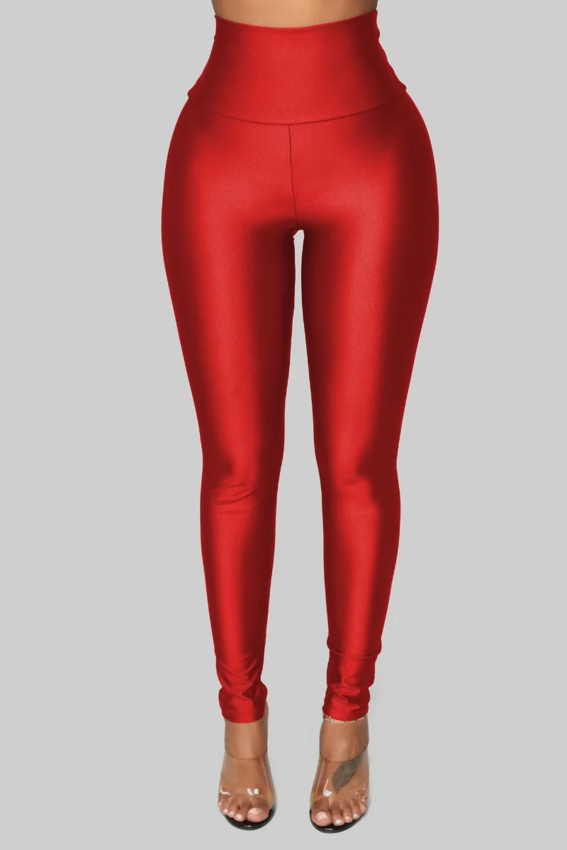 2023 Women's High Waist High Elastic Fitness Tight Casual Sports Bottom Crop Pants Women's High Waist Pants Streetwear Women