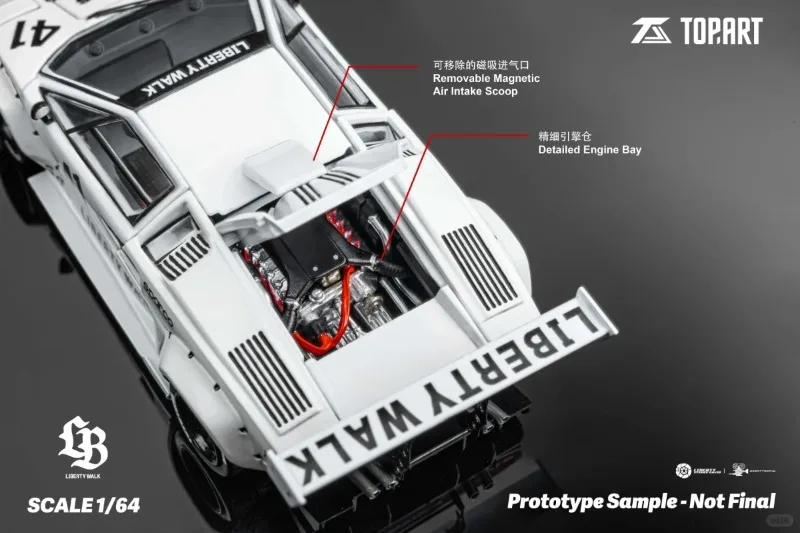 TopArt モデル 1/64 ランボルギーニ カウンタック LBWK TopArt モデル 1/64 ランボルギーニ カウンタック LBWK - メルカリ