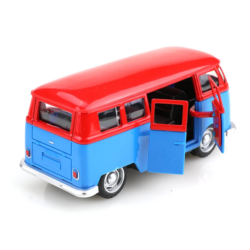 Retro T1 bus diecast model side detail