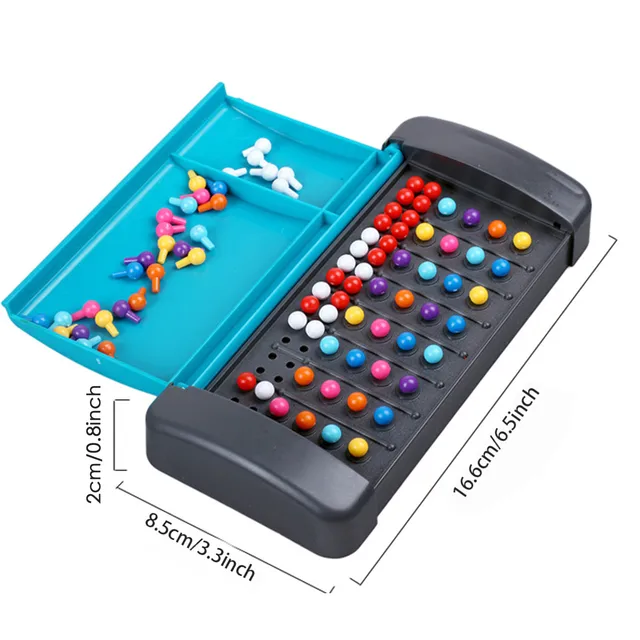 Kids Mastermind Game Code Breaking Mini Board Toy Montessori Educational Toys For Children Family Traveling Funny Toys 2022 6