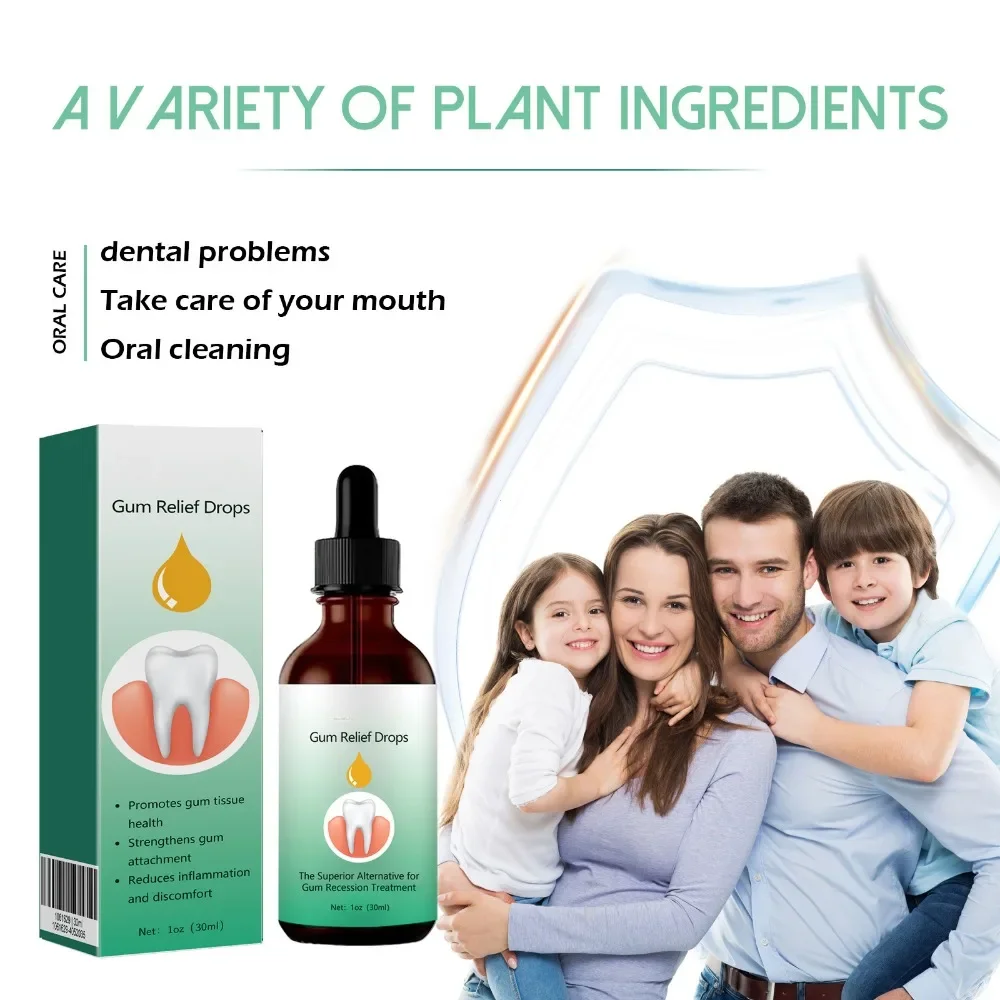 Gum Repair Drops for Oral Hygiene