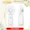 5-50pcs Portable Handheld Fans Wedding Favor for Guests Battery Powered Personal Fan Makeup Eyelash Fan Travel Pocket Mini Fans 6